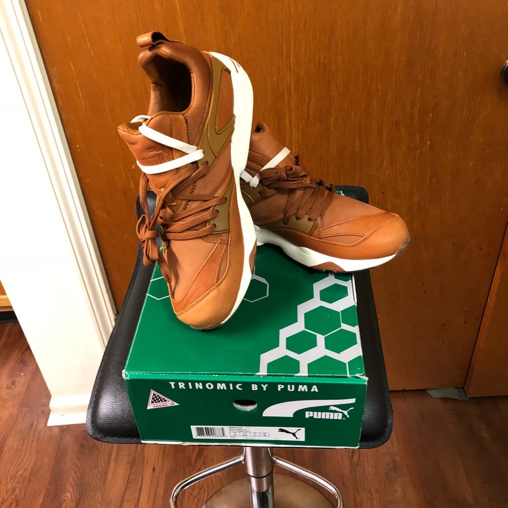Puma Blaze of Glory tan leather never worn size 11 negotiable